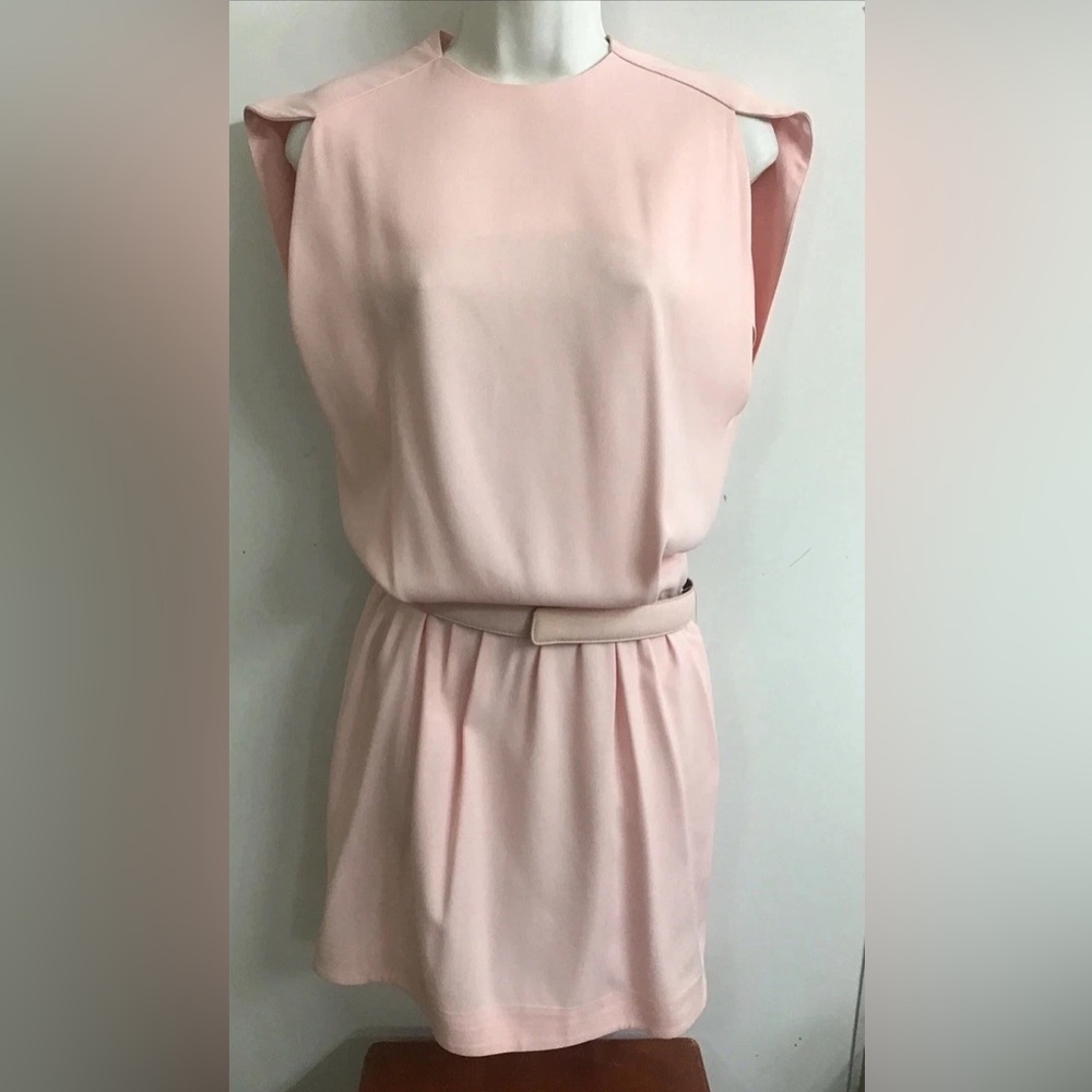 Balenciaga Sleeveless Pink Mini Dress